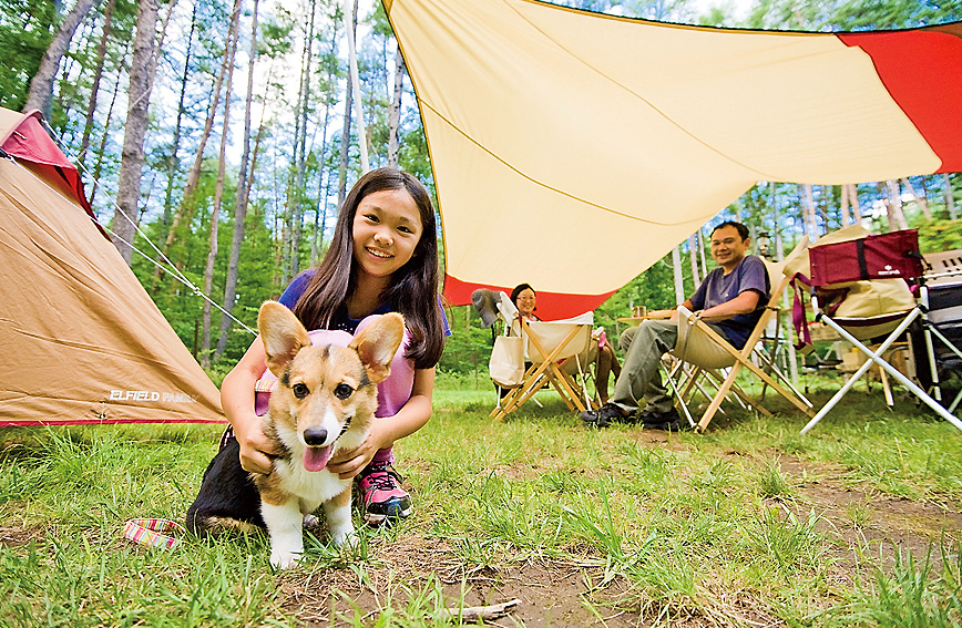 Enjoy camping in the great outdoors!