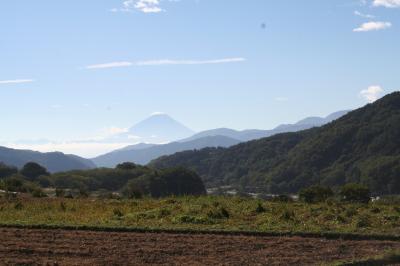 富士見町長賞　富士見町下蔦木から見た秋の富士