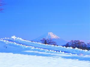 「初冬の富士」
