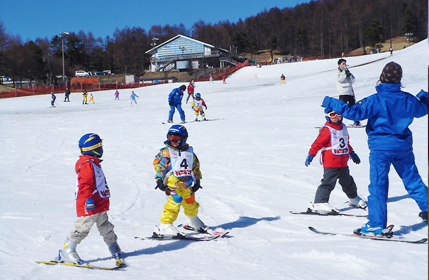 Ski Resort and Kids Snow Land