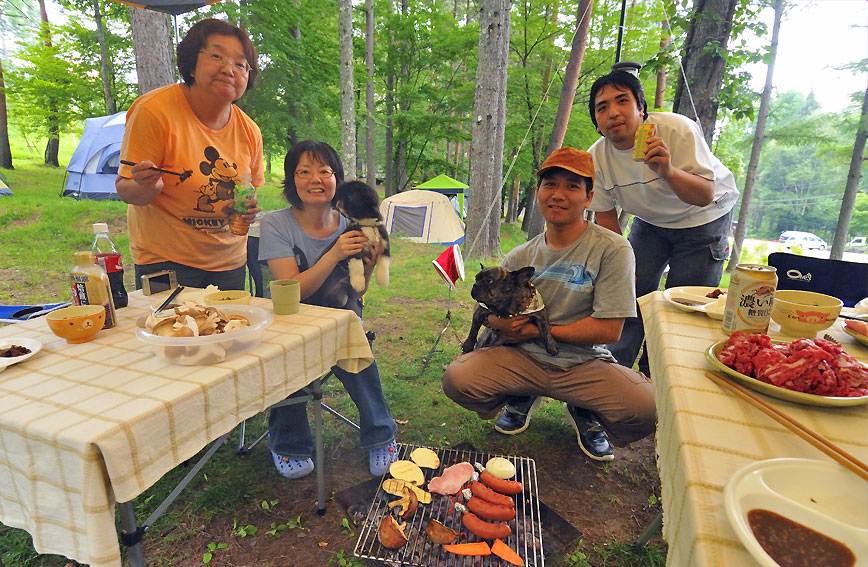 Camping with your friends and family