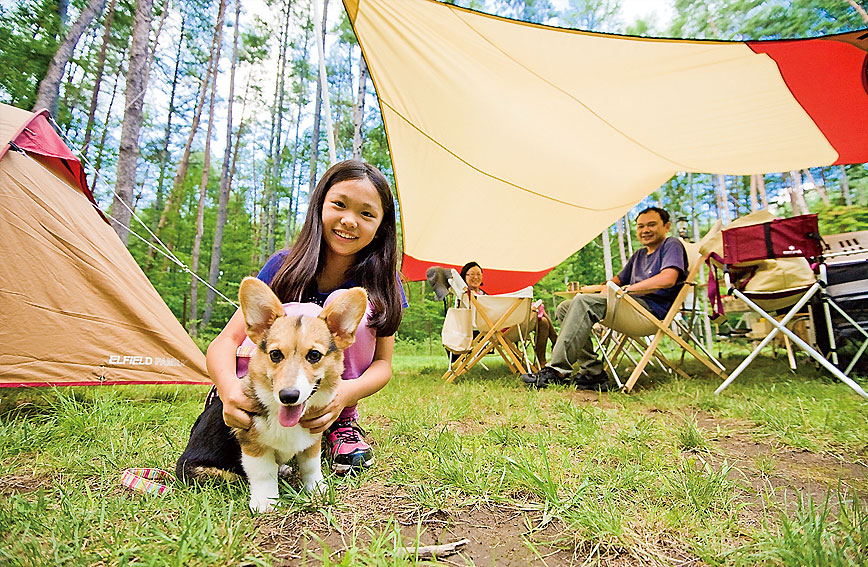 Camping with your friends and family