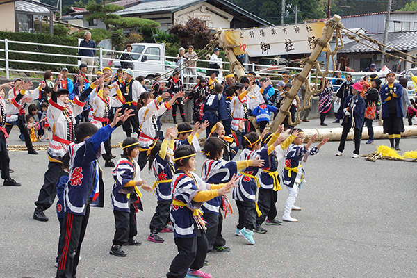 御柱部門　御柱祭賞「元気よく」増田とし雄