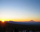 創造の森 展望台から望む富士山