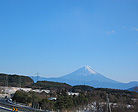 葛窪・中央道トンネルから望む富士山