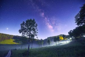 「夏の夜の入笠湿原」山本良一