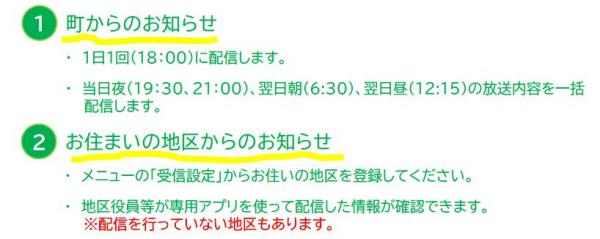 LINE配信内容