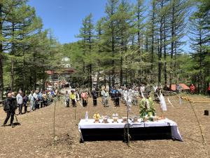 入笠山　開山祭