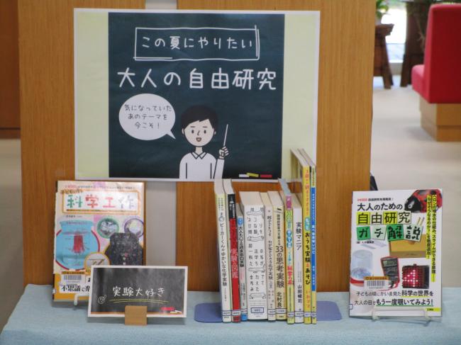 大人の自由研究コーナー画像